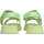 Sapatos Mulher Sandálias desportivas R8812 Calvin klein logo print knitted headband item  Verde