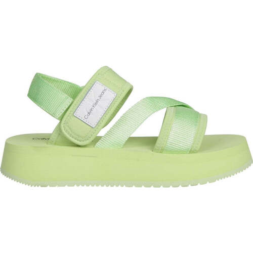 Sapatos Mulher Sandálias desportivas Calvin Klein lauren JEANS  Verde