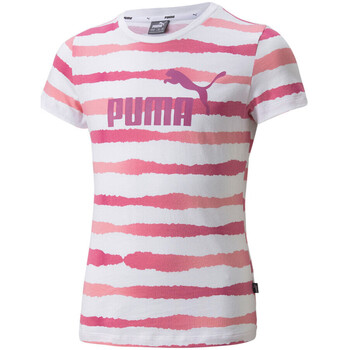 Textil Criança T-Shirt mangas curtas BOOT Puma  Rosa