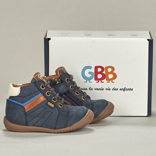 Sapatos Rapaz Sapatilhas de cano-alto GBB  Azul