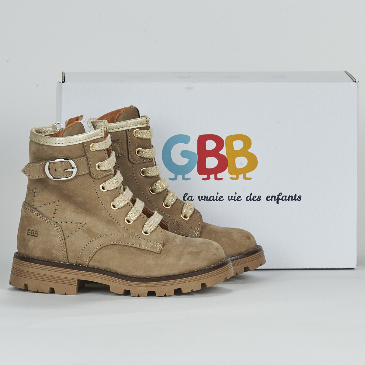 Sapatos Rapariga Botas baixas GBB AI313-23-C-ECH Bege