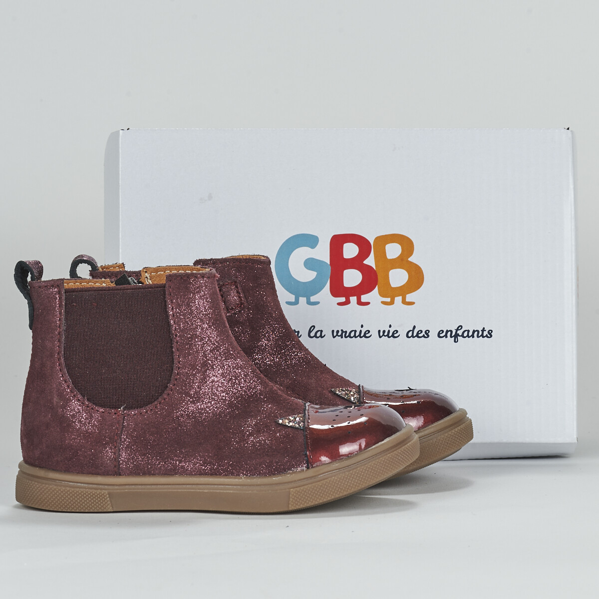 Sapatos Rapariga Botas baixas GBB AI318-46-C-ECH Vermelho