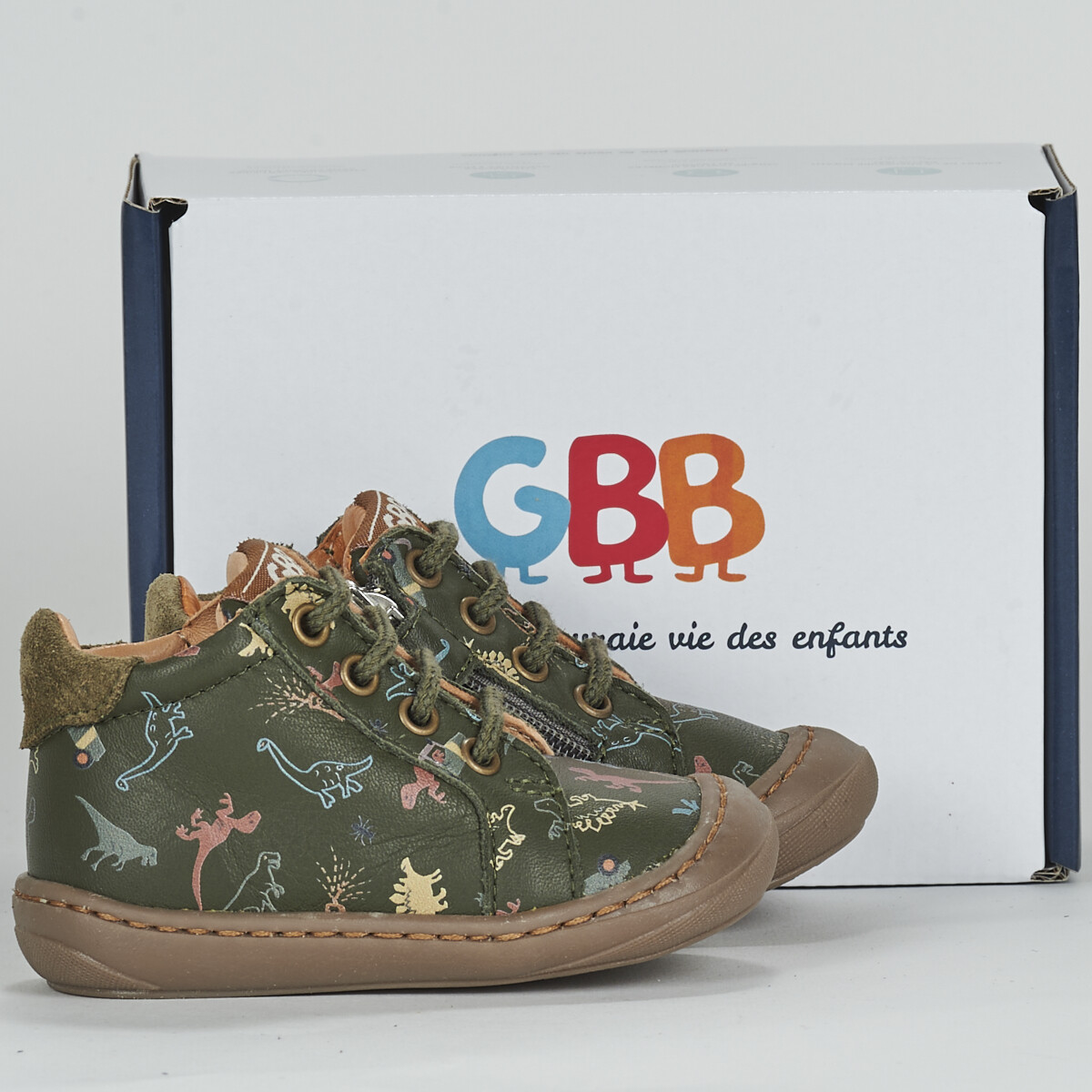 Sapatos Criança Sapatilhas de cano-alto GBB  Verde