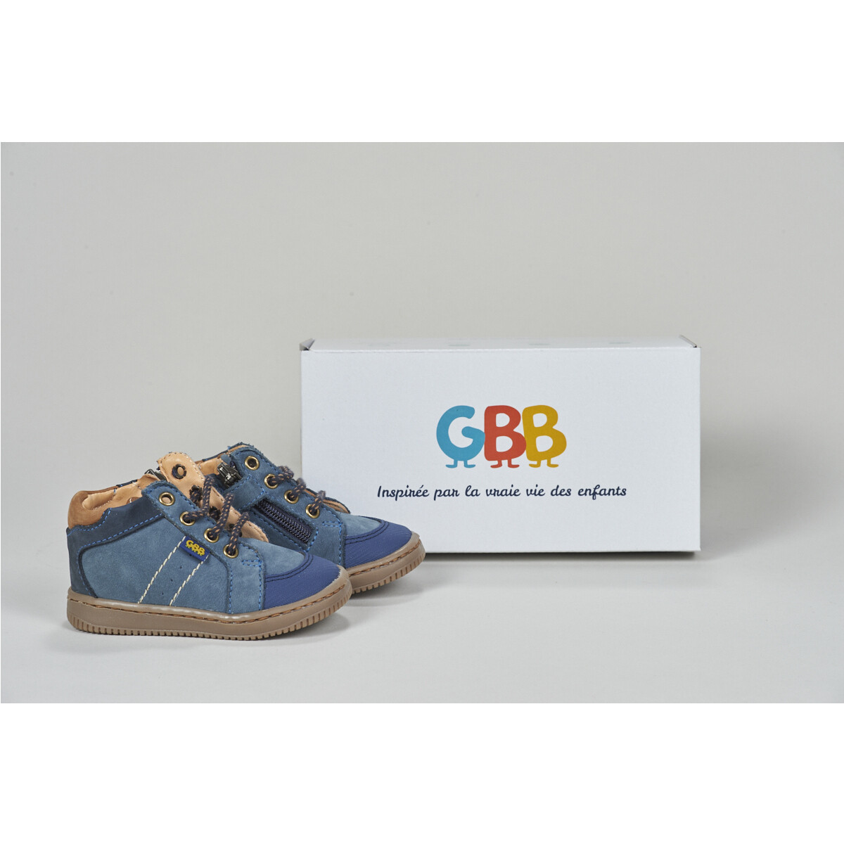 Sapatos Rapaz Sapatilhas de cano-alto GBB FALMARD Azul