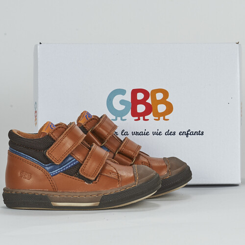 Sapatos Rapaz Sapatilhas de cano-alto GBB VITALIN Castanho