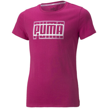 Textil Rapariga T-Shirt mangas curtas Puma  Rosa