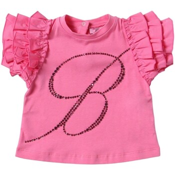 Textil Mulher heart-print zip-up jacket Miss Blumarine IA3102J5003 Rosa