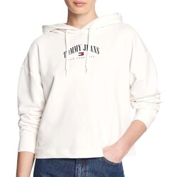 Textil Mulher Sweats Tommy Hilfiger Tommy Jeans Hoodie Branco
