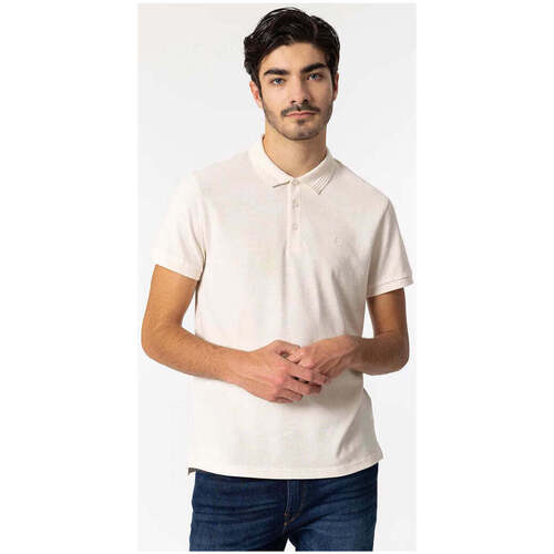 Textil Homem T-shirts e Pólos Tiffosi 10049654-101-7-3 Bege