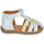 Sapatos Rapariga Sandálias GBB FLORE Branco
