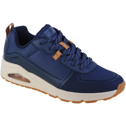 Sapatos Homem Sapatilhas Skechers Uno-Layover Azul