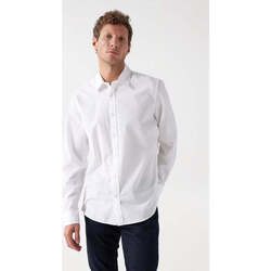 Textil Homem Camisas mangas comprida Salsa 21006883-001-1-1 Branco