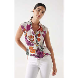 Textil Mulher camisas Salsa 21007580-010-36-1 Multicolor