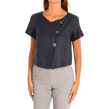 Textil Mulher T-shirts e Pólos Emporio Armani WNG29TWM012-911 Cinza