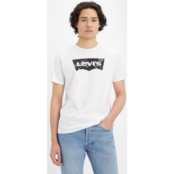 Textil Homem T-Shirt mangas curtas Levi's 22491 1326 GRAPHIC CREWNECK TEE Branco