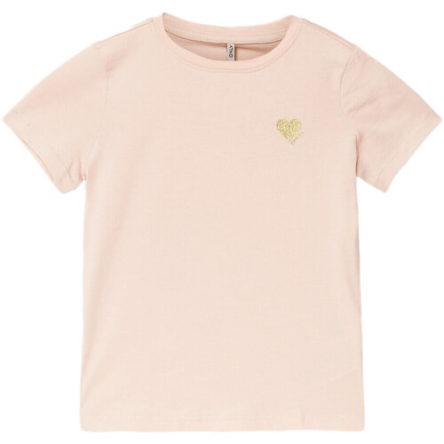 Textil Rapariga T-shirt à col ras du cou x Raf Simons avec broches sur le devant Name it  Rosa
