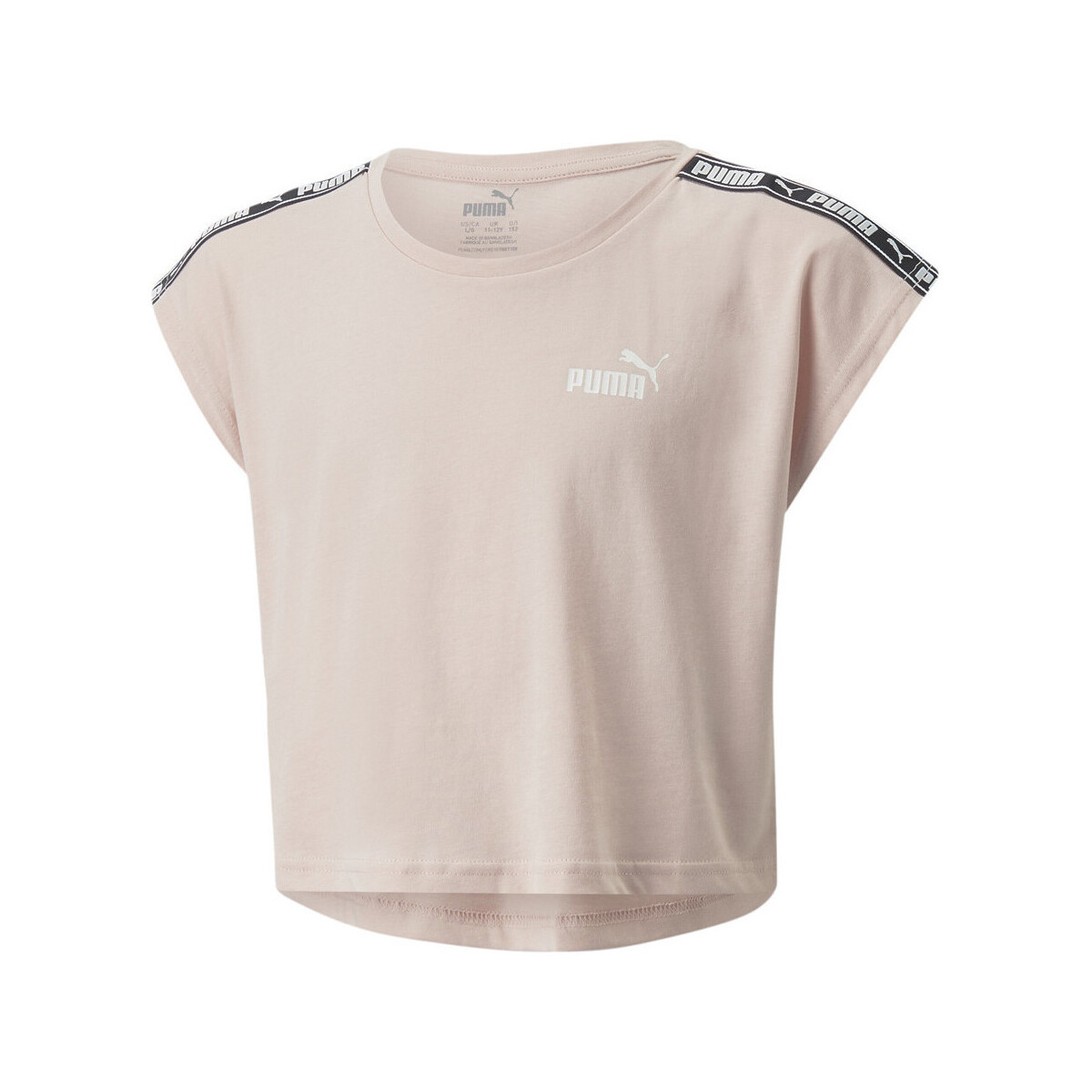 Textil Rapariga T-shirts e Pólos shimmer Puma  Rosa