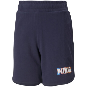 Textil Criança Shorts / Bermudas Puma  Azul