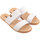 Sapatos Mulher Chinelos Moleca L Sandals CASUAL Branco