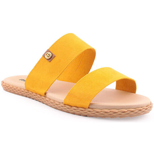Sapatos Mulher Chinelos Moleca L m32 Sandals CASUAL Amarelo