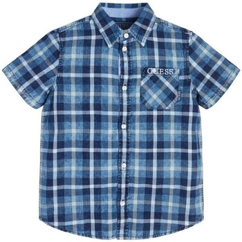 Textil Criança T-shirts e Pólos Guess L3RH08 D4LQ2 Azul
