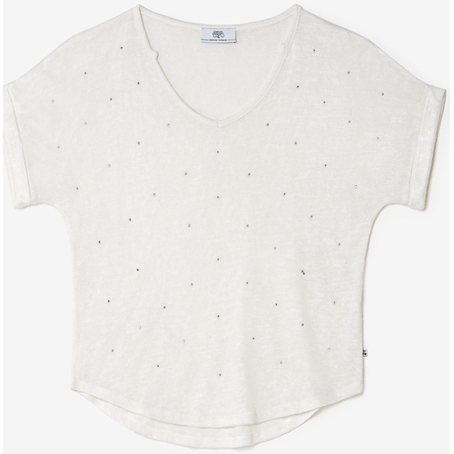 Textil Mulher T-shirts e Pólos MICHAEL Michael Kors T-shirt BIBOU Branco