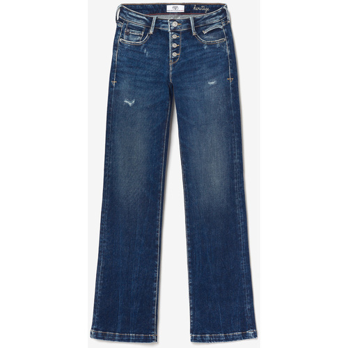 Textil Mulher Calças de ganga Knot Francis chino shortsises straight-leg Jeans flare FLARE, comprimento 34 Azul