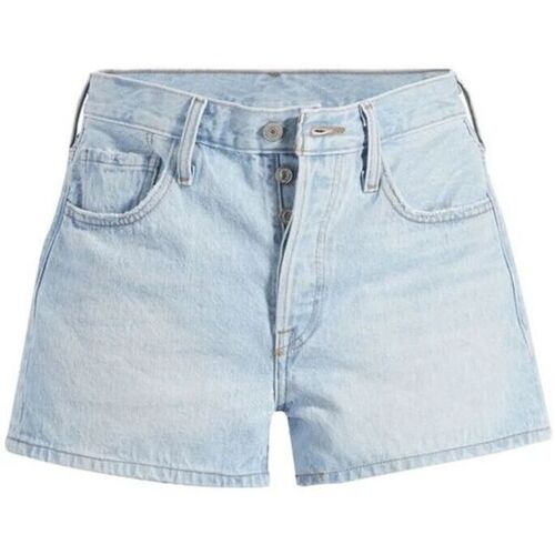 Textil Mulher Shorts / Bermudas Levi's 29961 0034 - 501 ROLLED-GLARIG Azul