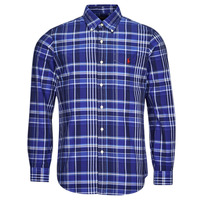 Textil Homem Camisas mangas comprida A palavra-passe deve conter no mínimo 8 caracteres CHEMISE COUPE DROITE EN OXFORD Azul