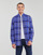Textil Homem Camisas mangas comprida Stripe Golf Polo Shirt Mens CHEMISE COUPE DROITE EN OXFORD Azul