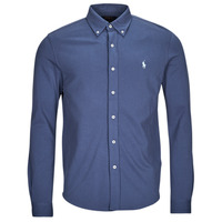 Textil Homem Camisas mangas comprida Camisa Polo Lacoste Reta Logo Laranja Castore Short Sleeve Polo Shirt Mens Azul