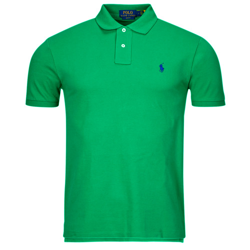 Textil Homem long-sleeve double-button Henley T-Shirt Grau Polo Ralph Lauren POLO AJUSTE SLIM FIT EN COTON BASIC MESH Verde