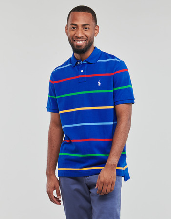 Brunello Cucinelli Stretch Cotton Poplin T-shirt With Shiny Stripes POLO COUPE DROITE A RAYURES MULTICOLORES
