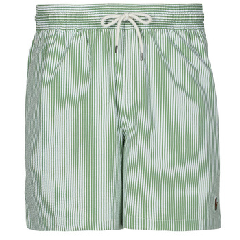 Textil Homem Fatos e shorts de banho Polo Ralph Lauren MAILLOT DE BAIN A RAYURES EN SEERSUCKER Verde / Branco / Primary / Verde