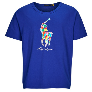 Textil Homem T-Shirt mangas curtas Dsquared2 tie-dye print cotton T-Shirt TSHIRT MANCHES COURTES BIG POLO PLAYER Azul / Safira / Estrela