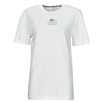 Textil Mulher T-Shirt mangas curtas niga Lacoste TH1147 Branco