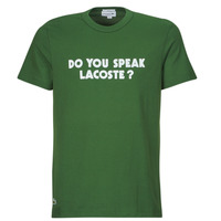 Textil Homem T-Shirt mangas curtas Lacoste noir TH0134 Verde