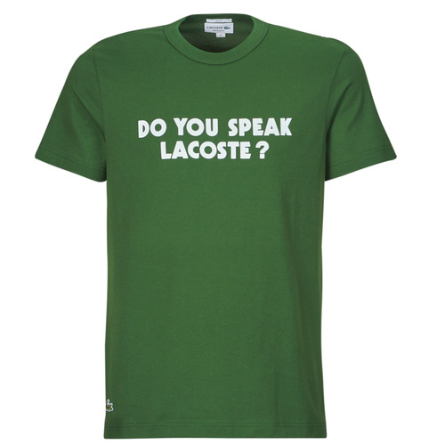 Textil Homem T-Shirt mangas curtas Lacoste unidades TH0134 Verde