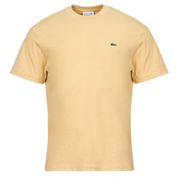 Textil Homem T-Shirt mangas curtas niga Lacoste TH7318 Amarelo