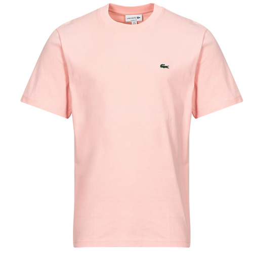 Textil Homem T-Shirt mangas curtas Lacoste unidades TH7318 Rosa
