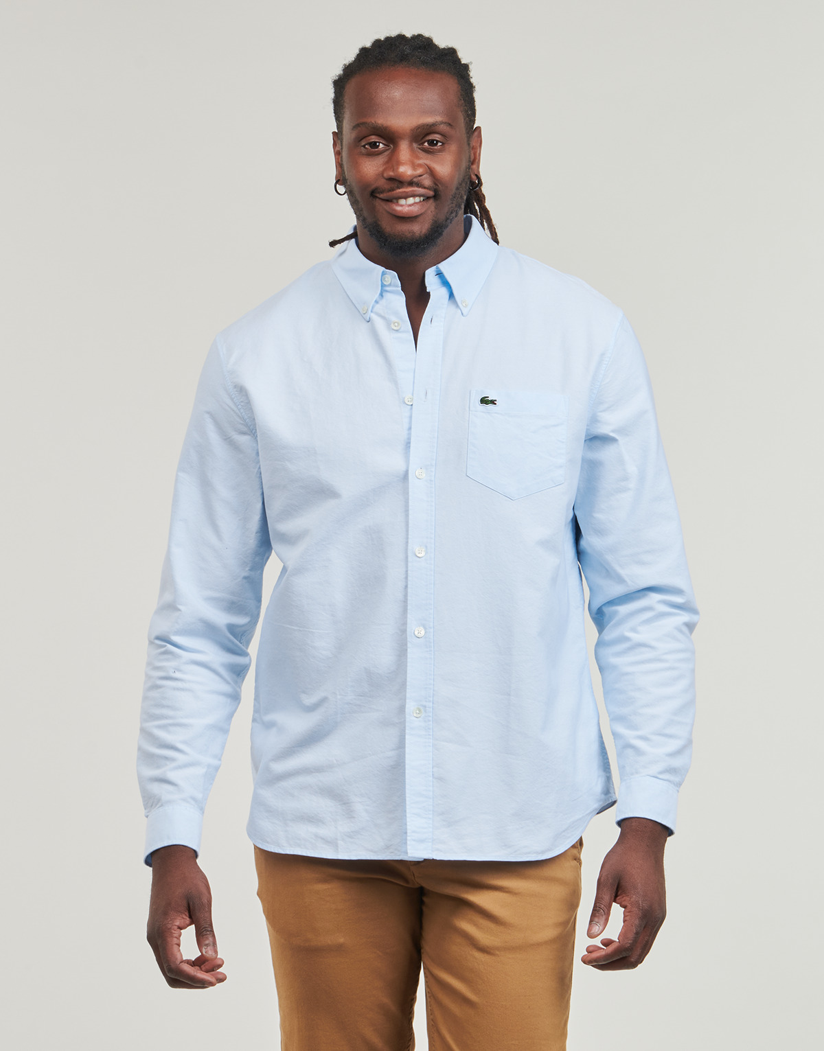 Textil Homem Camisas mangas comprida Lacoste CH1911 Azul