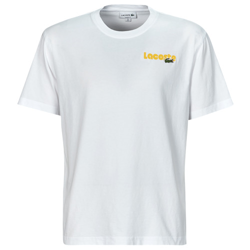 Textil Homem T-Shirt mangas curtas Lacoste TH7544 Branco