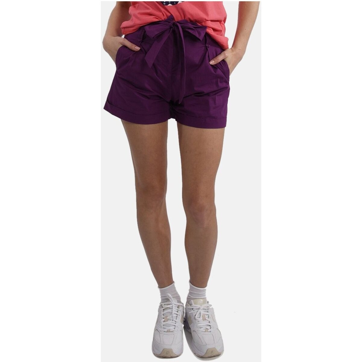 Textil Mulher Shorts / Bermudas Molly Bracken LAS108DBP Violeta