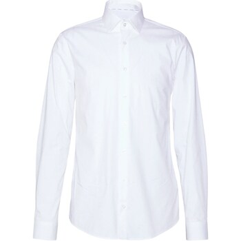 Textil Homem Camisas mangas comprida Calvin slim-fit Klein Jeans K10K108229 Branco