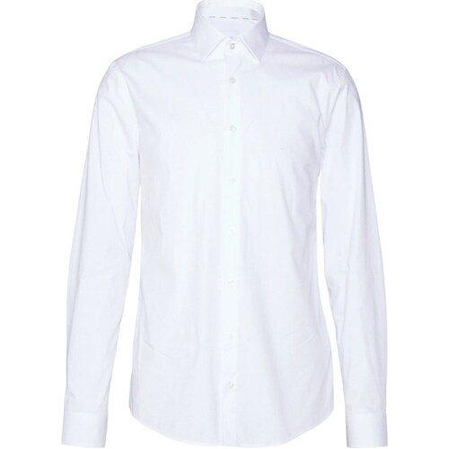 Textil Homem Camisas mangas comprida Calvin Klein JEANS Giodana K10K108229 Branco