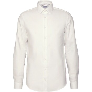 Textil Homem Camisas mangas comprida Calvin slim-fit Klein Jeans K10K111627 Branco