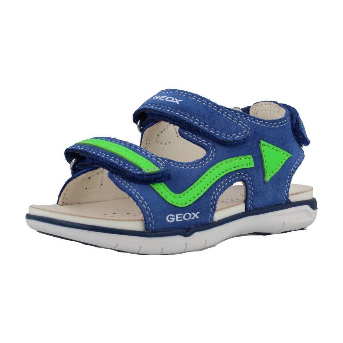 Sapatos Rapaz Sandálias Geox B SANDAL DELHI BOY Azul