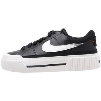 Sapatos Mulher Sapatilhas Nike number WMNS COURT LEGACY LIFT Preto