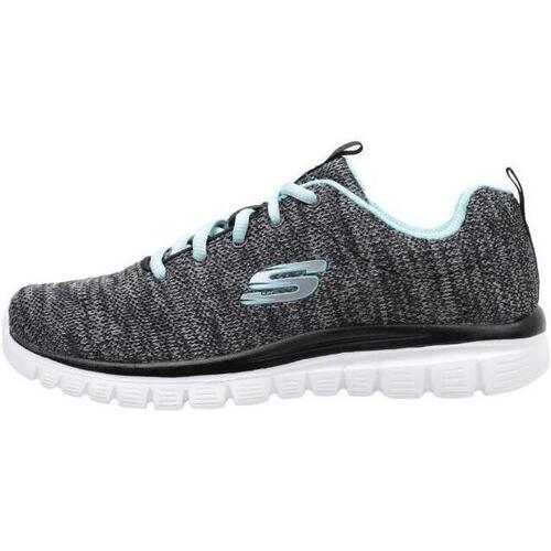 Sapatos Mulher Sapatilhas Skechers GRACEFUL - TWISTED FORTUNE Azul