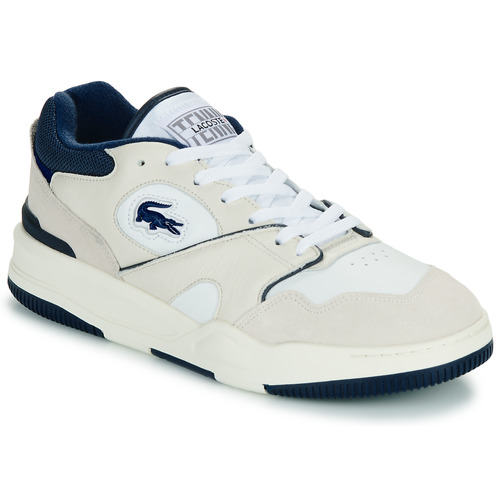 Sapatos Homem Sapatilhas Lacoste Sneaker LINESHOT Branco / Marinho